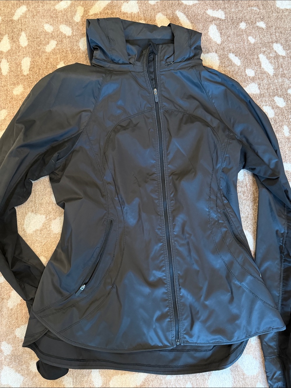 lululemon athletica Black Women's Hooded Zip Jacket no tags